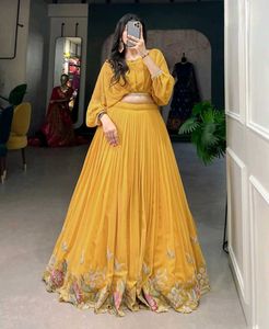 Beautiful Yellow Cord Set Lehenga💗
