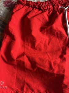 Red Swim Trunks