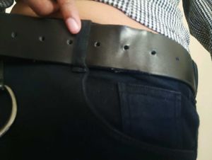 Kpop inspired Imported Black Belt