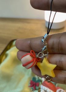 Santa Reindeer Handmade Charm