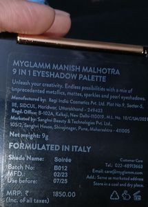 Manish Malhotra Eyeshadow Palette