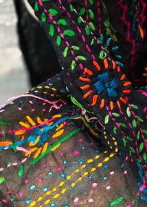 Complete Hand Embroidery 🪡 Black Kurta