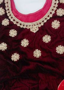 Maroon Embroidered Lehenga Choli
