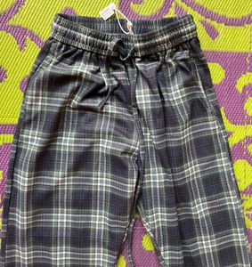 Plaid Casual Pants