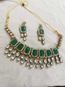 Emerald Green Necklace Set
