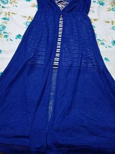 Beautiful Dress With Long Shrug Attitude Style