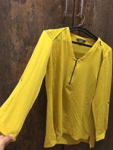 Zara Woman Mustard Blouse