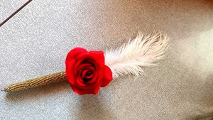 Rose Feather Pen