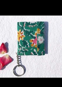 Boho Floral Diary keychain