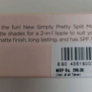 Avon Simply Pretty Split Matte Lipstick (Power Pin