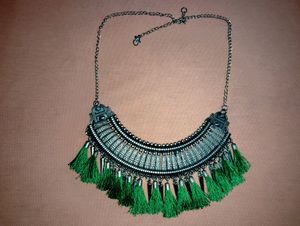 Swag India Oxidised Tassles Jewellery Set