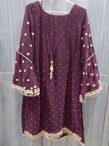 Heavy Embroidered Kurta garara set