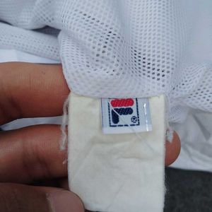 Fila White Windcheater Jacket For Mens And Womens