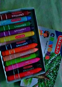 Balaji Crayons - 12 Shades