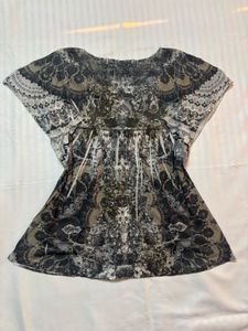 y2k printed top