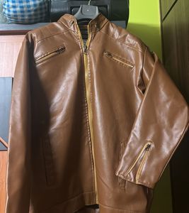 Leather Faux Jacket