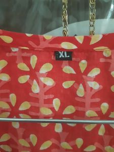 Red Jaipuri Kurti