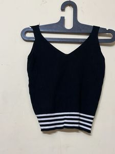 Black & White Striped Tank Top