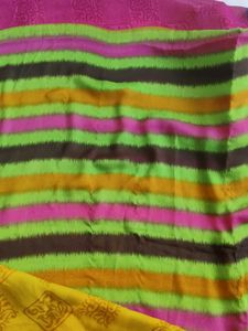 Multi Pattern Saree With Border