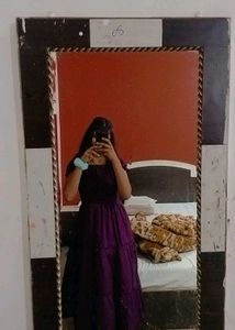 Elegant Purple Off-Shoulder Maxi Dress