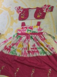 Cute Girls Dress with Jacket