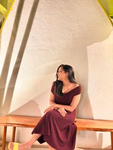 Western Midi Dress For Women