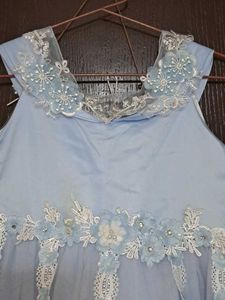 Elegant Blue Party Gawn