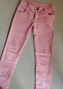 Pink High Waisted Jeans