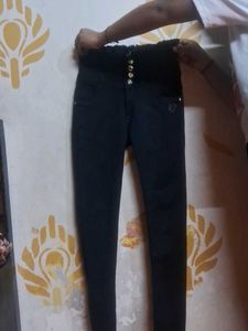 Distressed Black Jeans