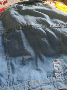 Distressed Denim Jacket