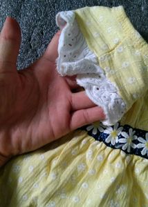 Yellow Daisy Baby Dress