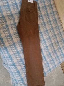 Brown Wide Leg Jeans