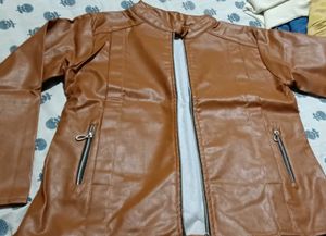 Stylish Brown Leather Jacket