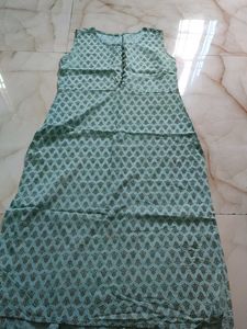 Light Blue Printed Kurti