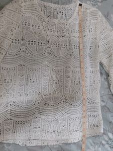 All Lace Cotton Top Good As New
