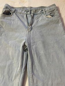 Wide Leg Light Wash Jeans