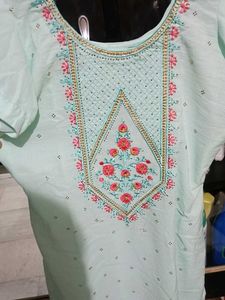 Embroidered Suit Salwar Set 🩵