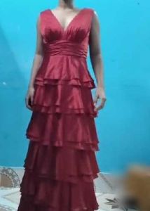 ♥️ RED Flared dress