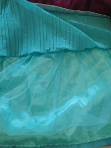 Offer Turquoise- Purple MirrorWork Gown Girls12-16