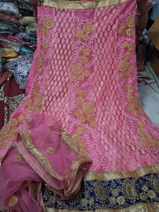 Pink Embroidered Lehenga Choli