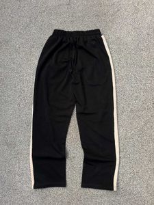 Striped Black Track Pants