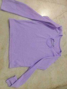 Ribbed Long Sleeve Top