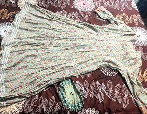 Vintage Style Printed Dress