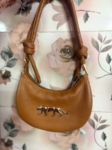 Brown Panther Shoulder Bag