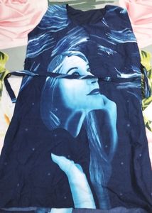 Blue One Piece With Belt
