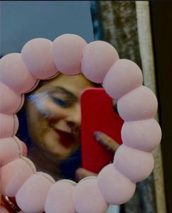 Pink Bubble Mirror