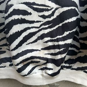 Zebra Print Pullover