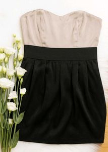 Chic Black Skater Dress