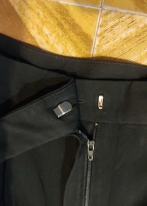 Belted Black Wide Leg Pants Premium Quality ✨