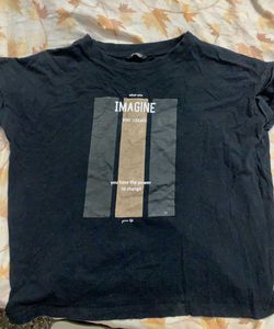 Black Graphic Tee